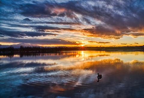 Photo by Drake Lake Sunset Colorado