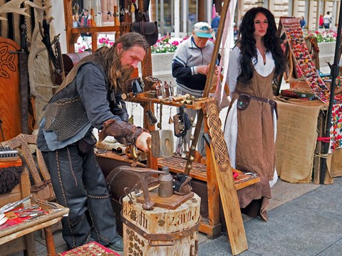 Photo by making coins in the Middle Ages