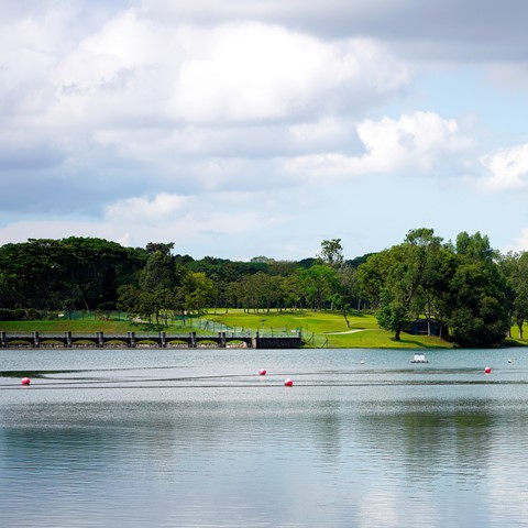 Photo by Reservoir and Golf Course