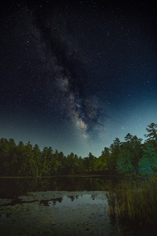 Photo by Milky Way over Ravenel Lake