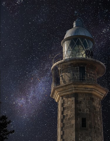 Photo by Lighthouse and Milky Way