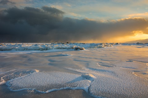 Photo by Sunset on the St-Lawrence river