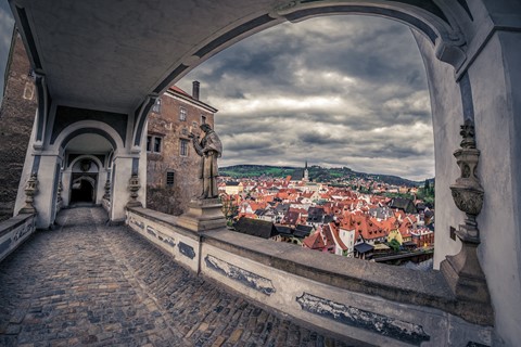 Photo by Český Krumlov from the Castle